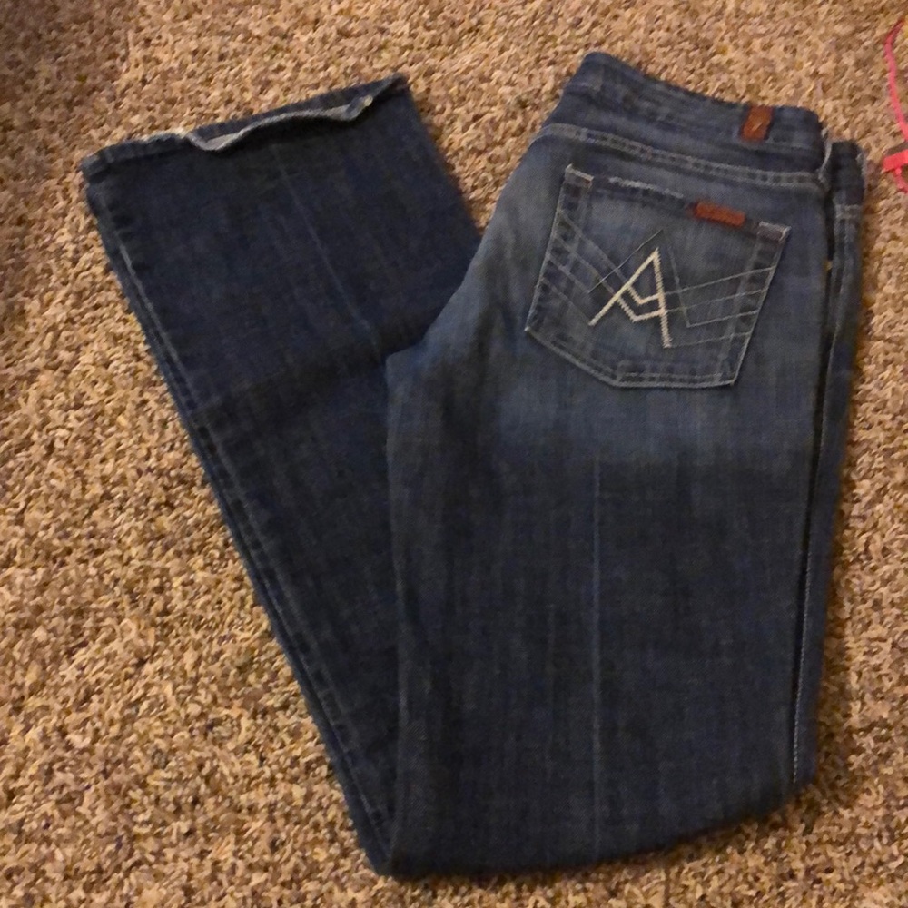 EUC 7 for all mankind bootcut jeans!